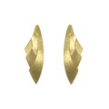 Bronze gold plated earrings.