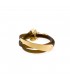 Rubber and gold plated bracelet