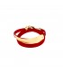 Rubber and gold plated bracelet