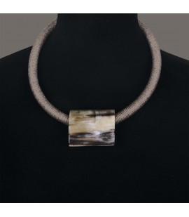 Linen necklace