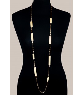 long suede necklace