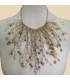 Statement cascade pearl necklace.